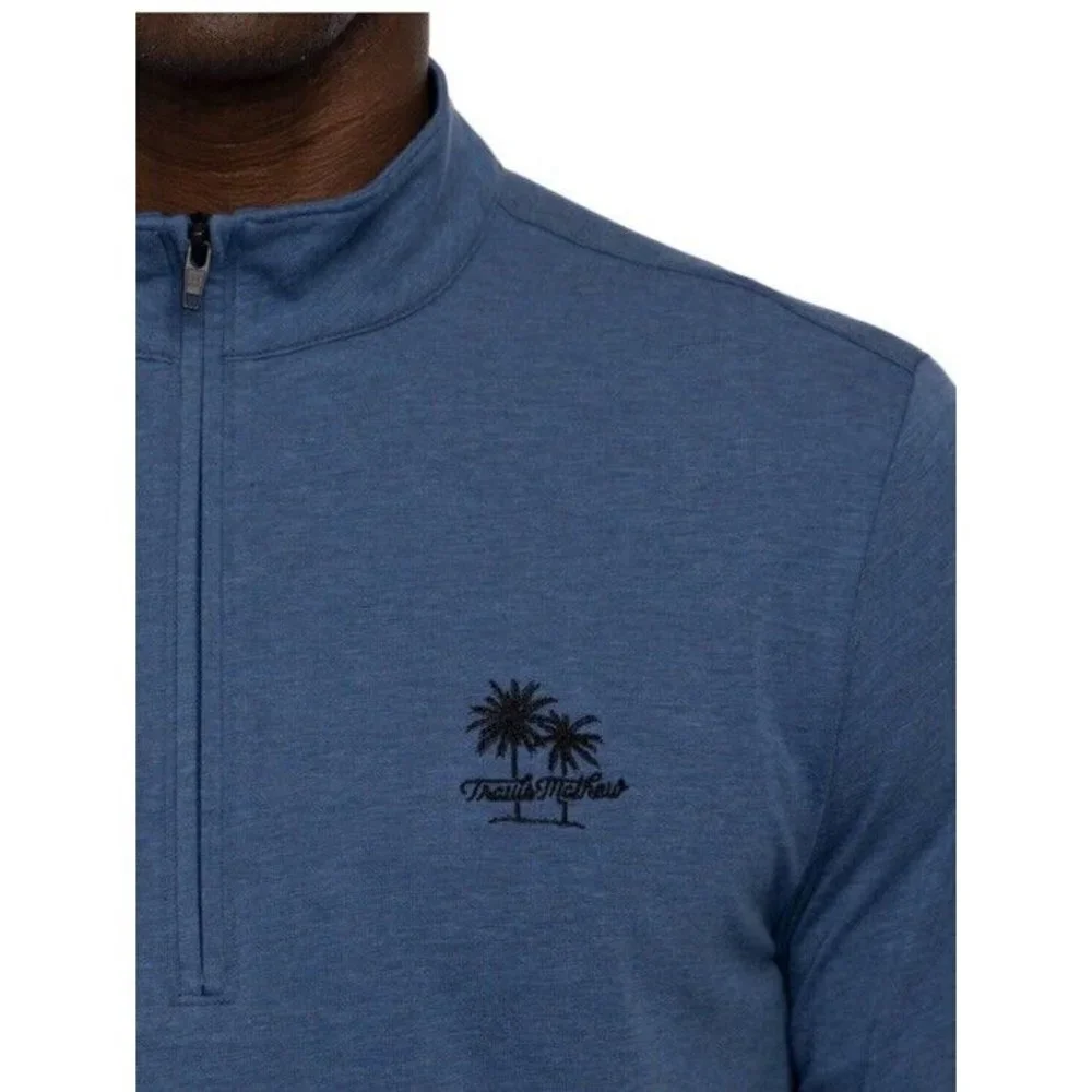 Travis Mathew Washington Logo Quarter Zip Pull Over NWT Small